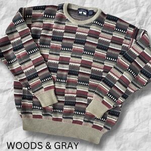 {Woods & Gray} COTTON Crew Neck Sweater